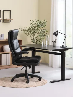 Sillas De Oficina|Sillas Gaming>JYSK KASTBJERGSilla de oficina KASTBJERG polipiel negro