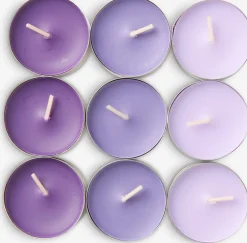 Velas Aromáticas>JYSK KENNIVelas pequeñas KENNI lavanda 18 unidades Morado oscuro, Lavanda, Morado
