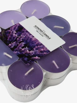 Velas Aromáticas>JYSK KENNIVelas pequeñas KENNI lavanda 18 unidades Morado oscuro, Lavanda, Morado