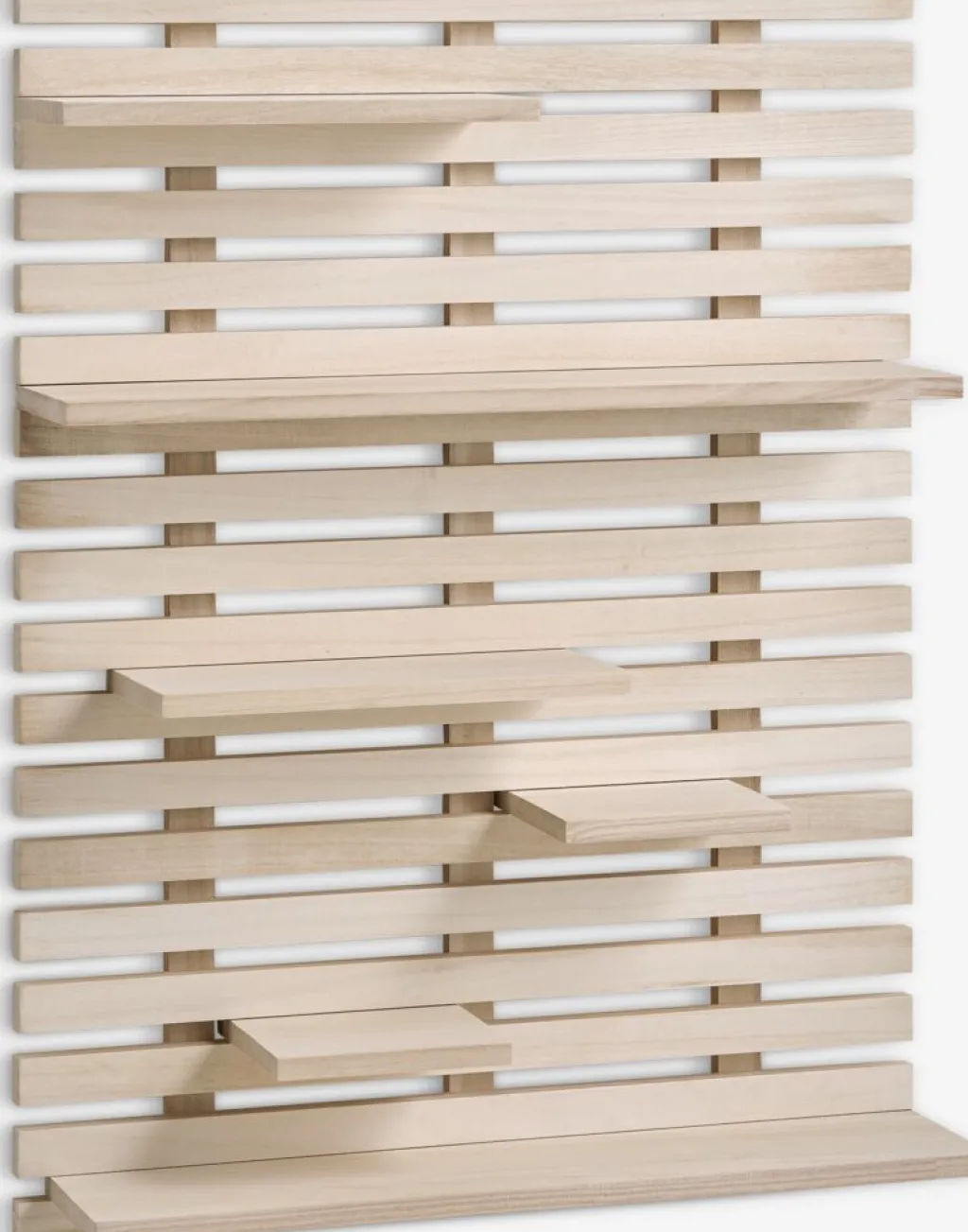 Baldas|Baldas>JYSK KETTINGEEstante de pared KETTINGE 6 estantes natural