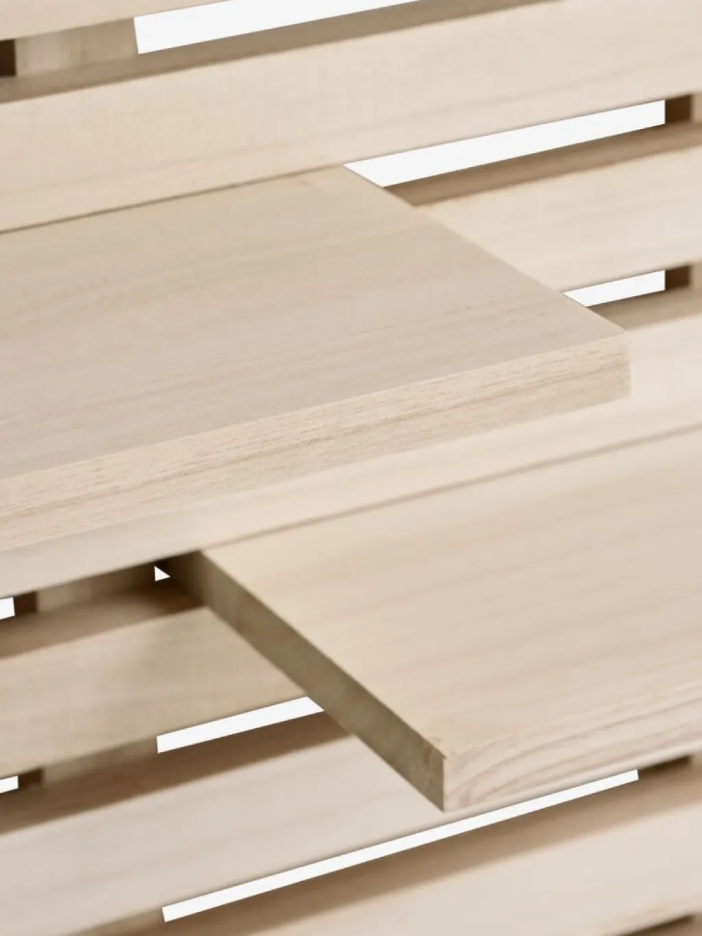 Baldas|Baldas>JYSK KETTINGEEstante de pared KETTINGE 6 estantes natural