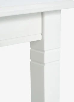 Mesas De Comedor>JYSK KIRKEBYMesa de comedor KIRKEBY 80x130/220 blanco