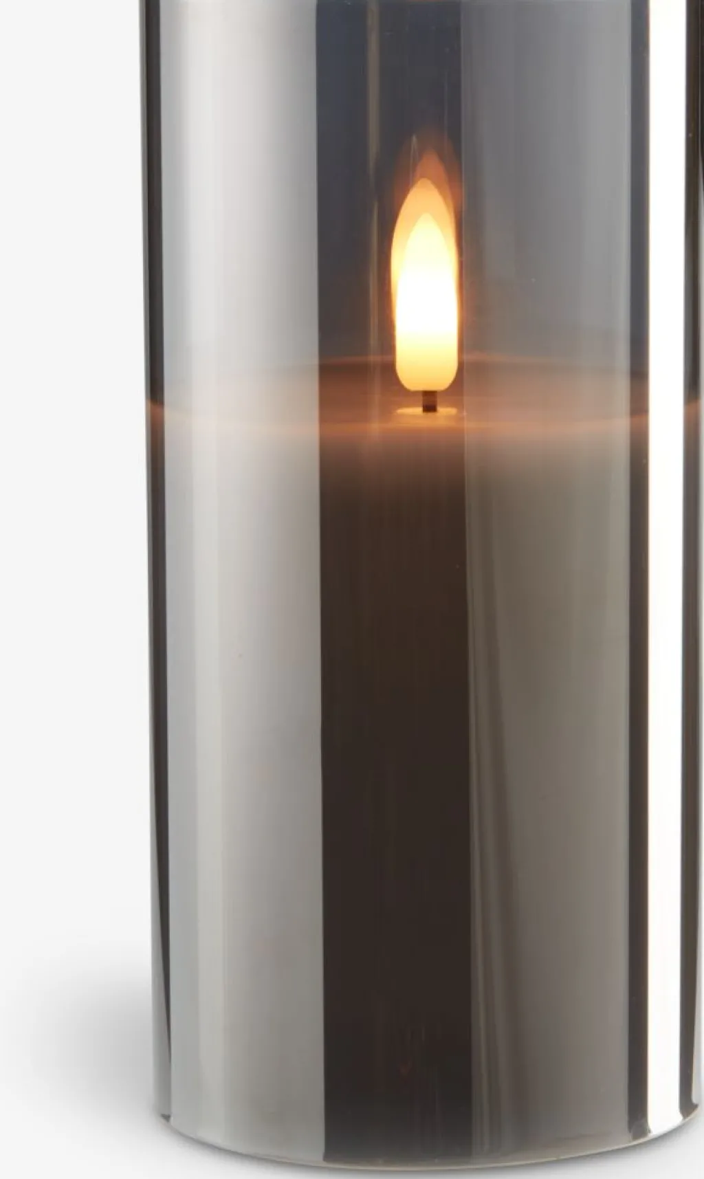Velas LED>JYSK KLAUSVela pilar LED KLAUS Ø8xA15cm gris