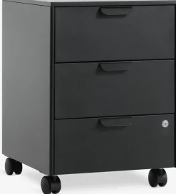 Accesorios De Oficina>JYSK KLINTHOLMCajonera KLINTHOLM 3 cajones Negro