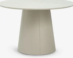 Mesas De Comedor>JYSK KLIPLEVMesa de comedor KLIPLEV Ø120 color travertino/beis Travertino+Beige