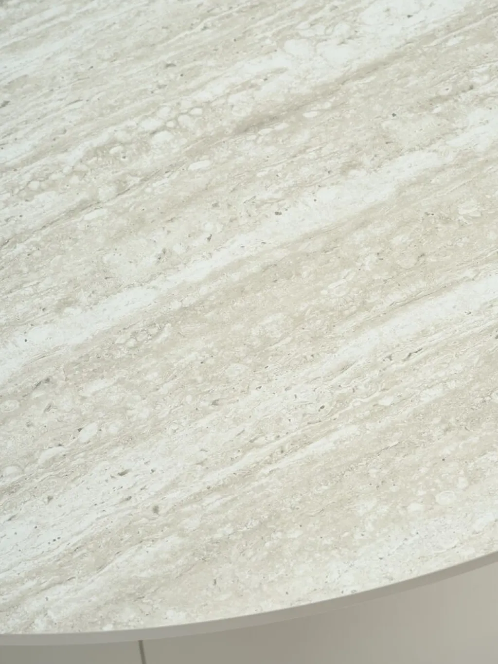 Mesas De Comedor>JYSK KLIPLEVMesa de comedor KLIPLEV Ø120 color travertino/beis Travertino+Beige