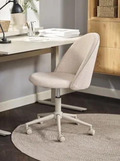 Sillas De Oficina|Sillas Gaming>JYSK KOKKEDALSilla de escritorio KOKKEDAL tela beis/beis Beige