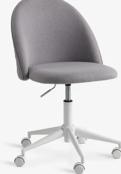 Sillas De Oficina|Sillas Gaming>JYSK KOKKEDALSilla de escritorio KOKKEDAL tela /blanco Gris