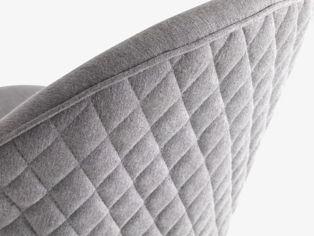 Sillas De Oficina|Sillas Gaming>JYSK KOKKEDALSilla de escritorio KOKKEDAL tela /blanco Gris