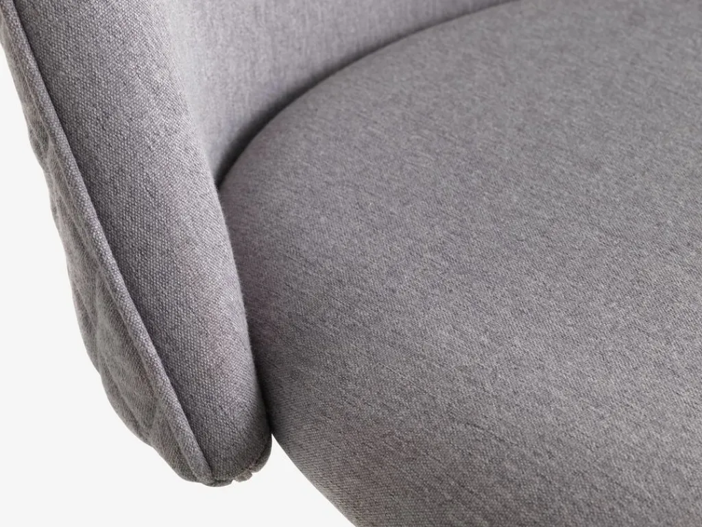 Sillas De Oficina|Sillas Gaming>JYSK KOKKEDALSilla de escritorio KOKKEDAL tela /blanco Gris