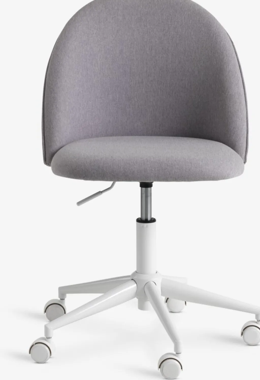 Sillas De Oficina|Sillas Gaming>JYSK KOKKEDALSilla de escritorio KOKKEDAL tela /blanco Gris