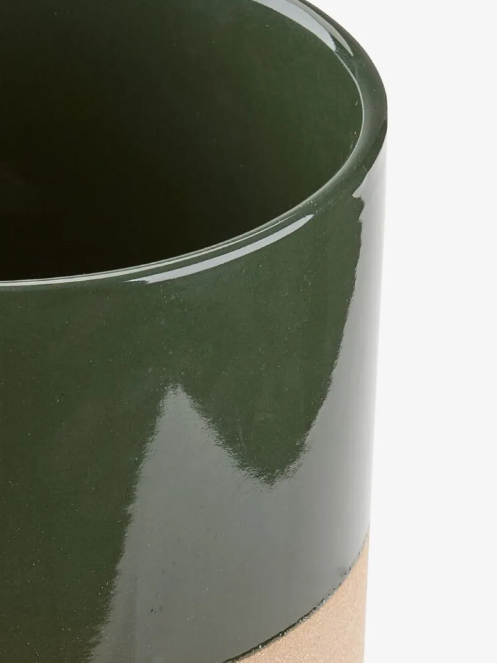 Maceteros>JYSK KRAGEMacetero KRAGE Ø16xA15 verde oscuro