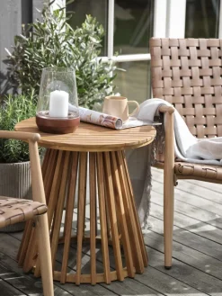 Mesas De Jardín|Muebles De Jardín>JYSK KRAGEVIGMesa auxiliar KRAGEVIG Ø50xA50 madera dura
