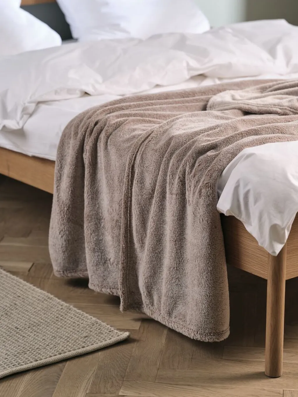Mantas>JYSK KRATTFIOLManta de forro KRATTFIOL 200x220 topo Taupe