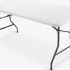 Mesas De Camping|Mesas De Jardín>JYSK KULESKOGMesa plegable KULESKOG A75xL180 blanco