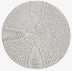 Manteles Individuales>JYSK KUNGSMYNTAMantel individual KUNGSMYNTA Ø38 gris plateado Plata