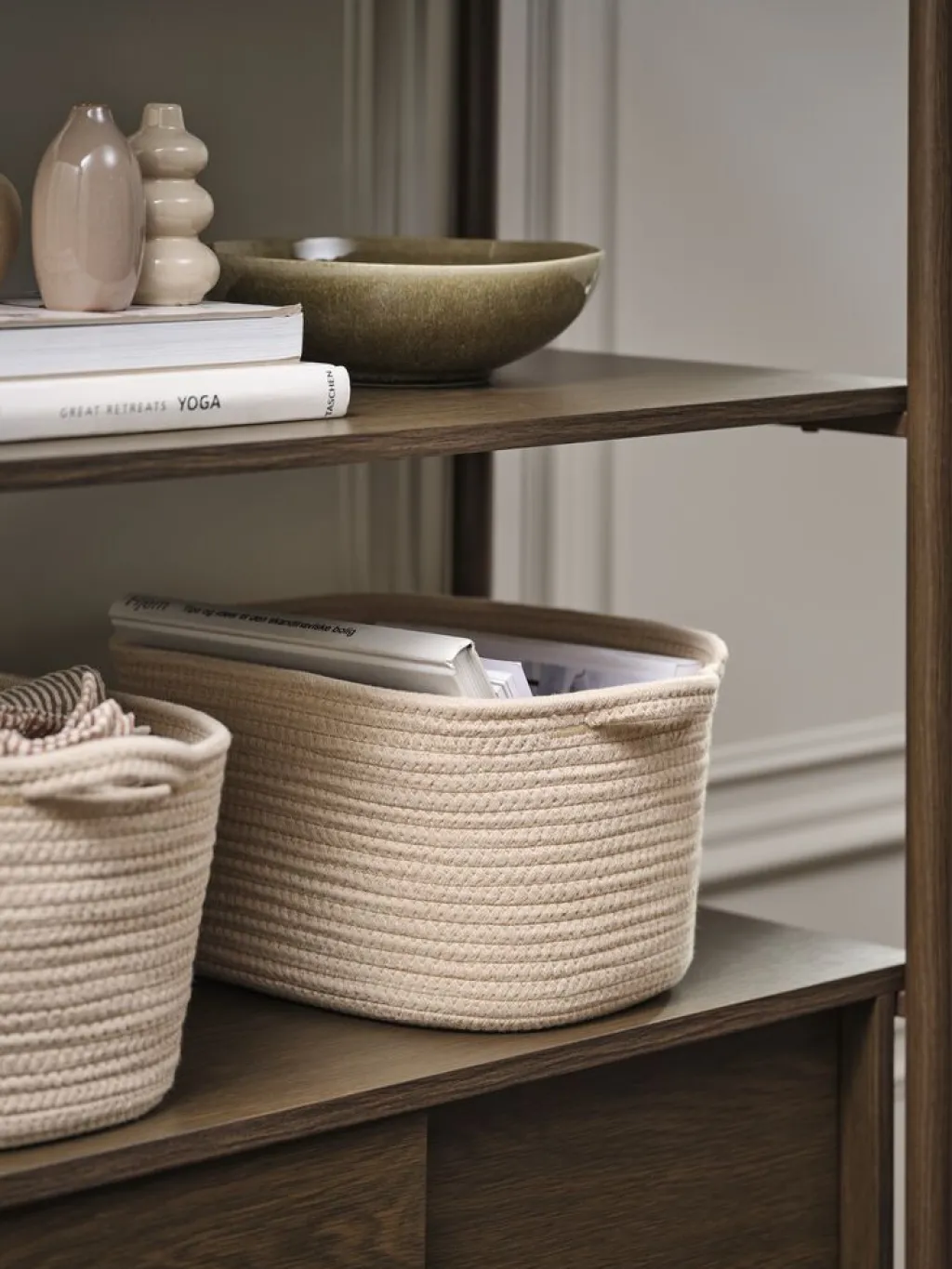 Todas Las Cestas|Cestas Y Cajas>JYSK LABANCesta LABAN A27xL35xA18cm beis