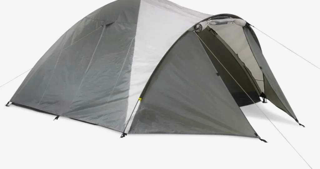 Tiendas De Campaña>JYSK LAMMEFJORDTienda LAMMEFJORD 4 personas oliva/gris