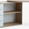 Escritorios|Escritorios Elevables>JYSK LANGAGEREscritorio LANGAGER 41-107x107-165 color roble claro/blanco