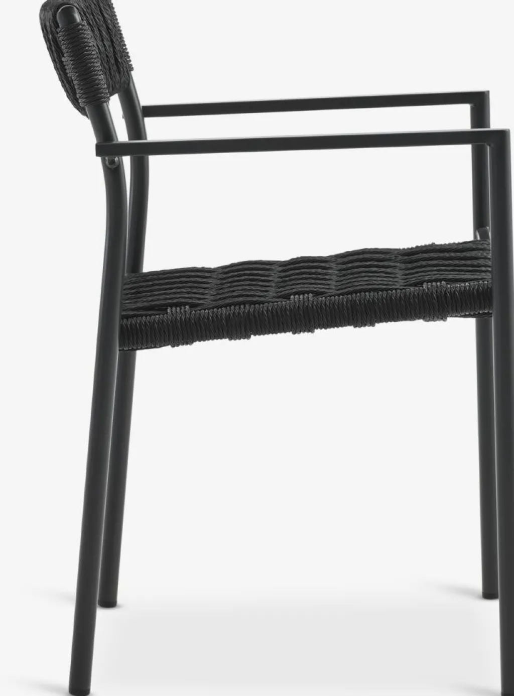 Conjuntos Mesa Y Sillas De Jardín>JYSK LANGET + TRILLEVALLENMesa LANGET L207 + 4 sillas TRILLEVALLEN negro