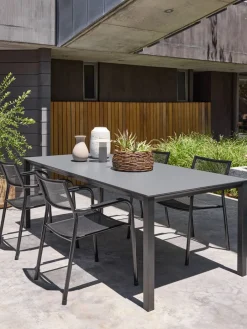 Mesas De Jardín>JUTLANDIA LANGETMesa de jardín LANGET A95xL207 negro