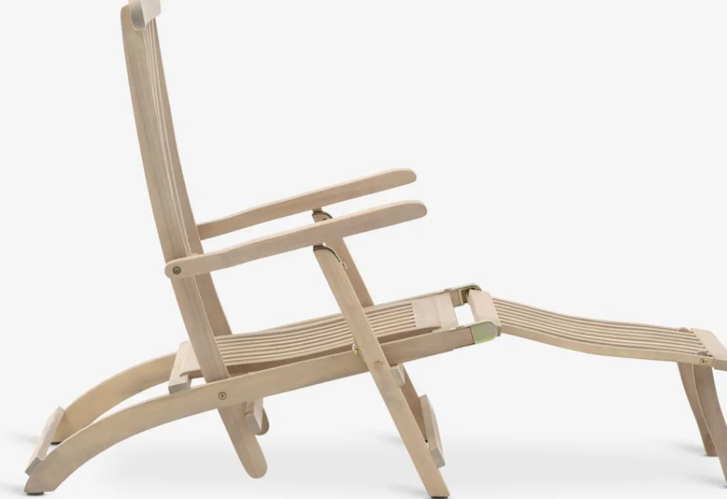 Sillas De Jardín|Muebles De Jardín>JYSK LANGHOLMTumbona plegable LANGHOLM madera dura