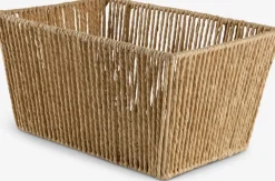 Todas Las Cestas|Cestas Y Cajas>JYSK LARSEMILCesta LARSEMIL A23xL33xA17cm Natural