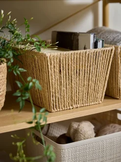Todas Las Cestas|Cestas Y Cajas>JYSK LARSEMILCesta LARSEMIL A23xL33xA17cm Natural