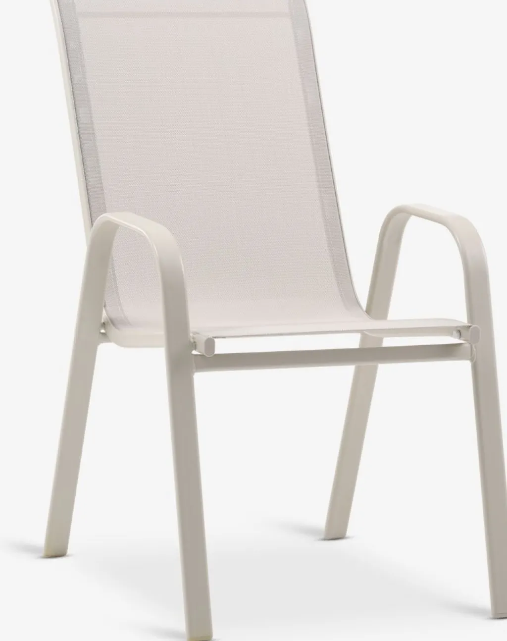 Sillas De Jardín>JYSK LEKNESSilla apilable LEKNES beis Beige