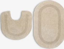 Alfombras De Baño>JYSK LERDALABASICJuego de alfombrillas de baño LERDALA 2 unidades beis Beige