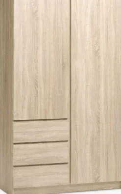 Armarios|Todos Los Armarios>JYSK LIMFJORDENArmario LIMFJORDEN 120x200 combi color Roble claro