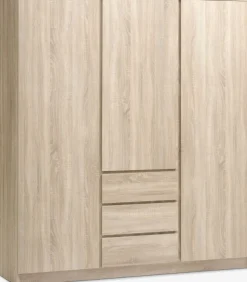 Armarios|Todos Los Armarios>JYSK LIMFJORDENArmario LIMFJORDEN 180x200 combi color Roble claro