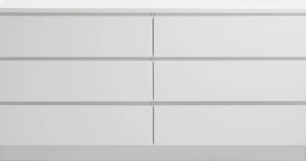 Cómodas|Cómodas>JYSK LIMFJORDENCómoda LIMFJORDEN 3+3 cajones Blanco