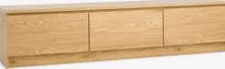 Muebles De TV>JYSK LIMFJORDENMueble TV LIMFJORDEN 2 cajones 1 puerta color Roble cálido
