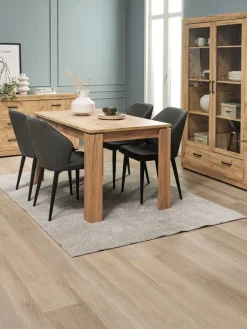 Mesas De Comedor>JYSK LINTRUPMesa de comedor LINTRUP 80x140 roble salvaje natural