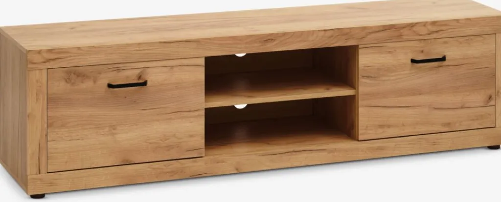 Muebles De TV>JYSK LINTRUPMueble TV LINTRUP 2 puertas color roble salvaje natural