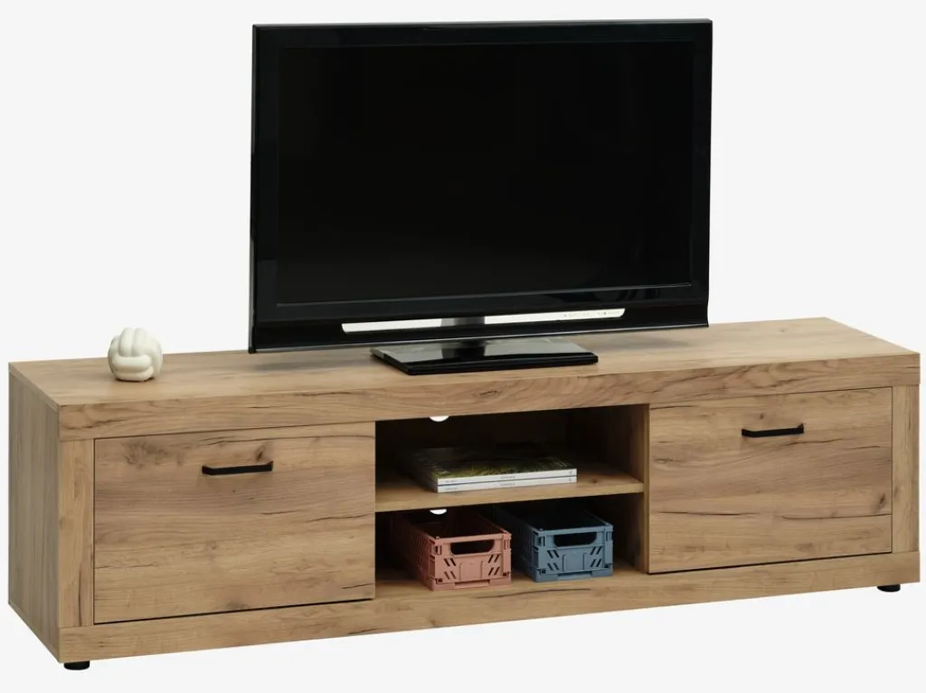 Muebles De TV>JYSK LINTRUPMueble TV LINTRUP 2 puertas color roble salvaje natural