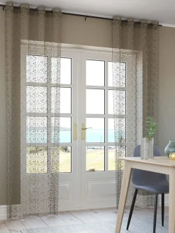 Cortinas De Hilos>JYSK LUROCortina LURO 1x140x300 malla Arena