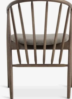 Sillas De Comedor>JYSK LYKSBORGSilla de comedor LYKSBORG /tela arena oscuro Roble oscuro