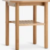 Mesas De Centro|Mesas Auxiliares>Royal Oak LYNGVIGMesa auxiliar LYNGVIG 45x45 1 estante roble natural
