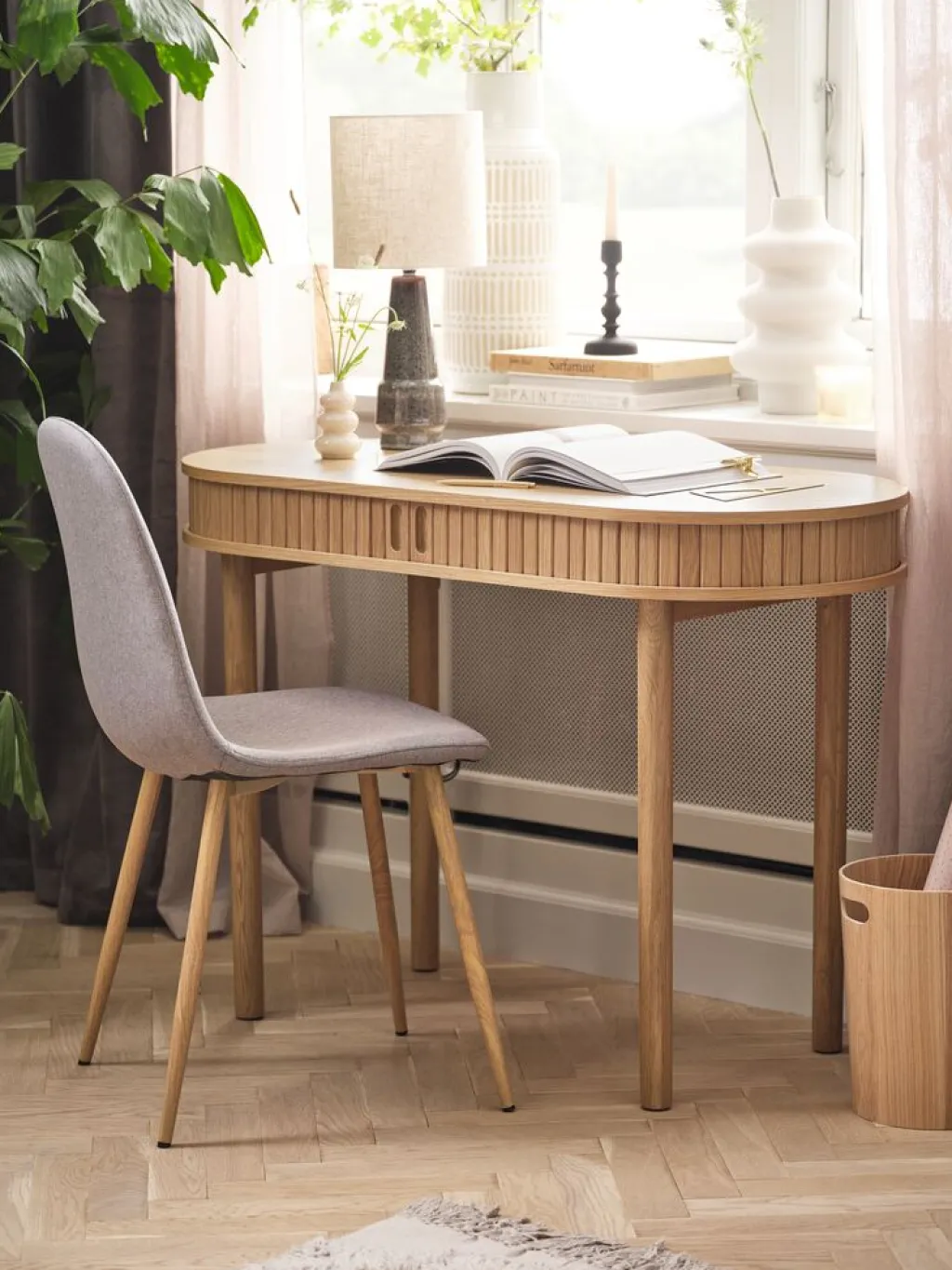Consolas|Consolas>Royal Oak LYNGVIGMesa consola LYNGVIG 50x110 2 puertas persiana roble natural