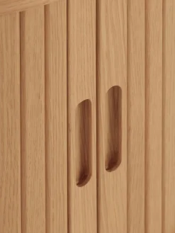 Mesitas De Noche|Mesitas De Noche>Royal Oak LYNGVIGMesita de noche LYNGVIG 2 puertas persiana Roble natural