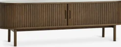 Muebles De TV>Royal Oak LYNGVIGMueble TV LYNGVIG 160cm 2 puertas persiana Roble oscuro