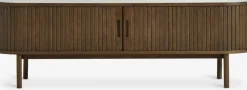 Muebles De TV>Royal Oak LYNGVIGMueble TV LYNGVIG 160cm 2 puertas persiana Roble oscuro