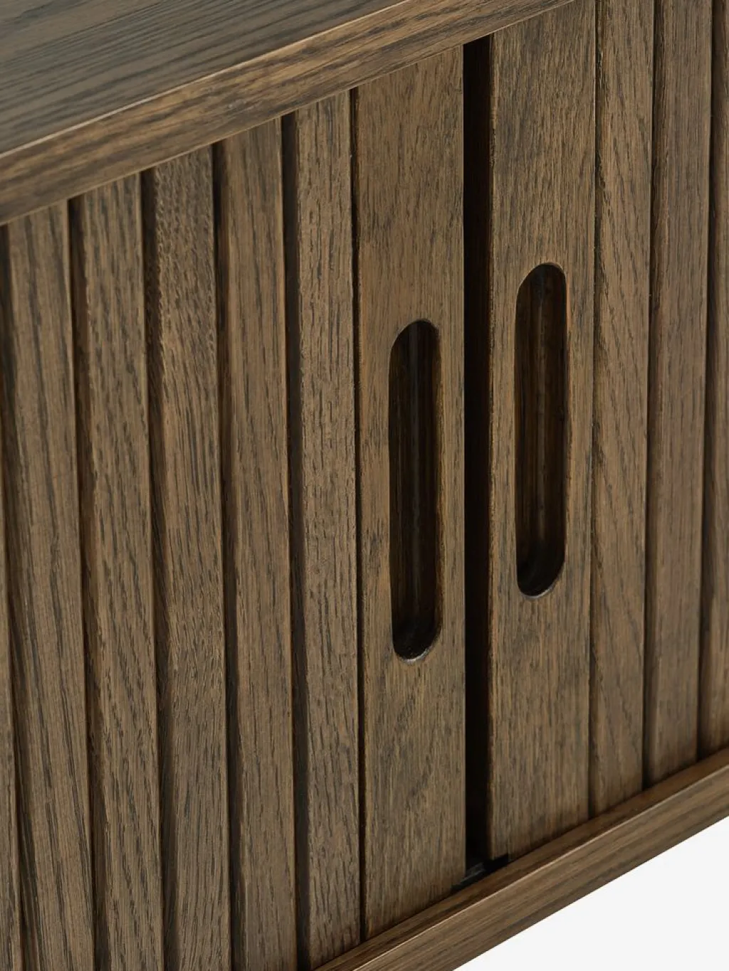 Muebles De TV>Royal Oak LYNGVIGMueble TV LYNGVIG 160cm 2 puertas persiana Roble oscuro