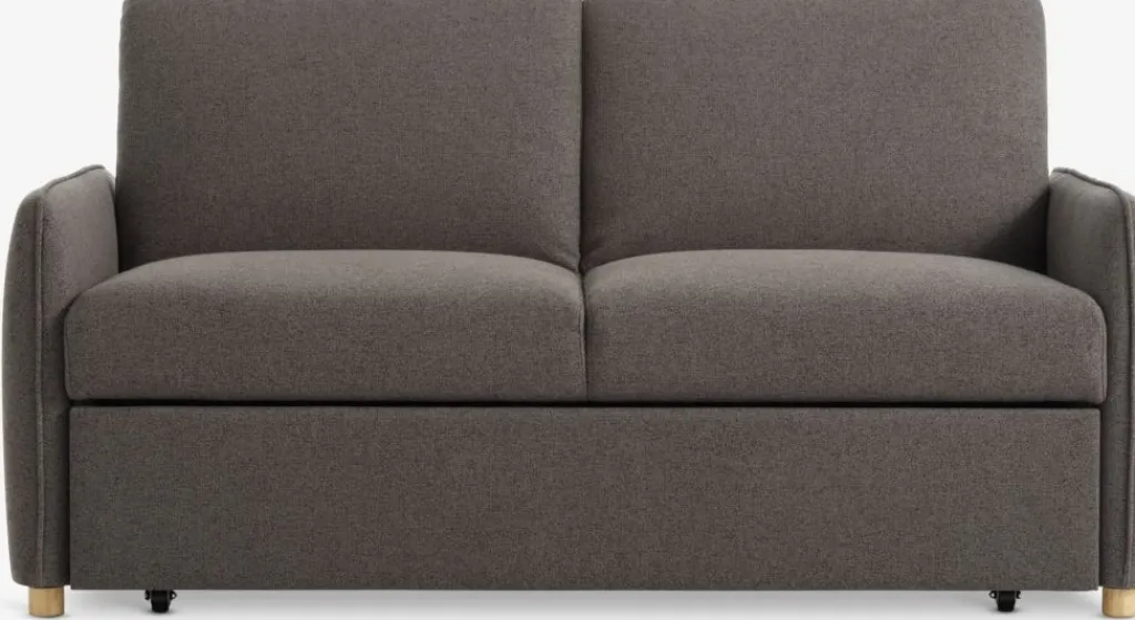 Sofás Cama|Sofás Cama>JYSK LYSTRUPSofá cama LYSTRUP 2 plazas tela gris oscuro