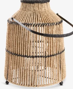 Faroles>JYSK MAALTHEFarol MAALTHE Ø27xA35cm natural/negro