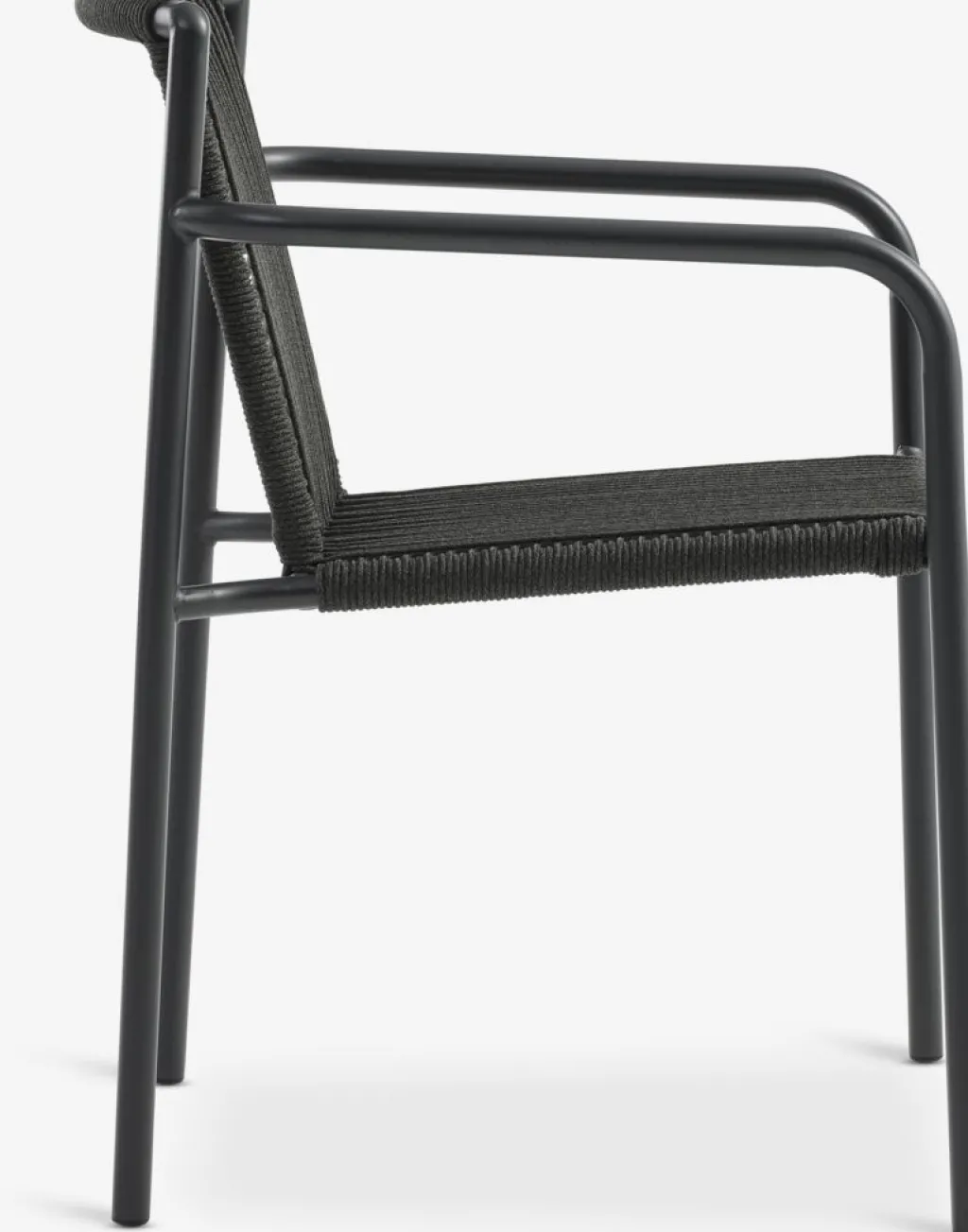 Conjuntos Mesa Y Sillas De Jardín>JYSK MADERUP + KRISTIANSTADMesa MADERUP L150 negro + 4 sillas KRISTIANSTAD verde