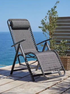 Sillas De Jardín|Sillas De Camping>JUTLANDIA MAKHOLMSillón relax MAKHOLM gris