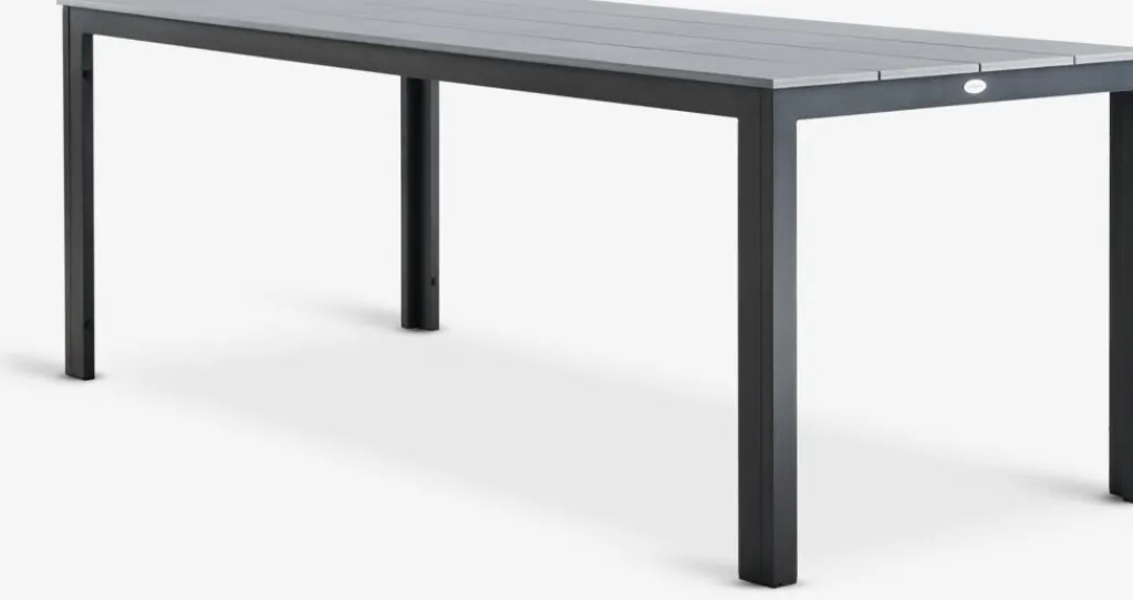 Conjuntos Mesa Y Sillas De Jardín>JYSK MARIELYST + INGSTRUPMesa MARIELYST L205 + 4 sillas INGSTRUP negro Gris